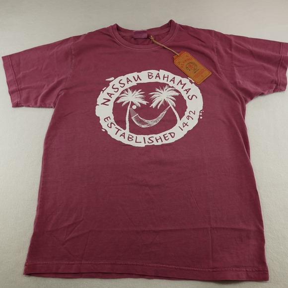 U.S. Vintage Other - Nassau Bahamas Est. 1492 Adult Medium Maroon Sailing Graphic U.S. Vintage NEW